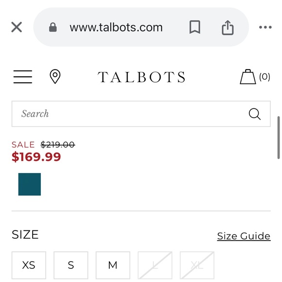 NWT Talbots Blue Quilted Bomber - Picture 9 of 9